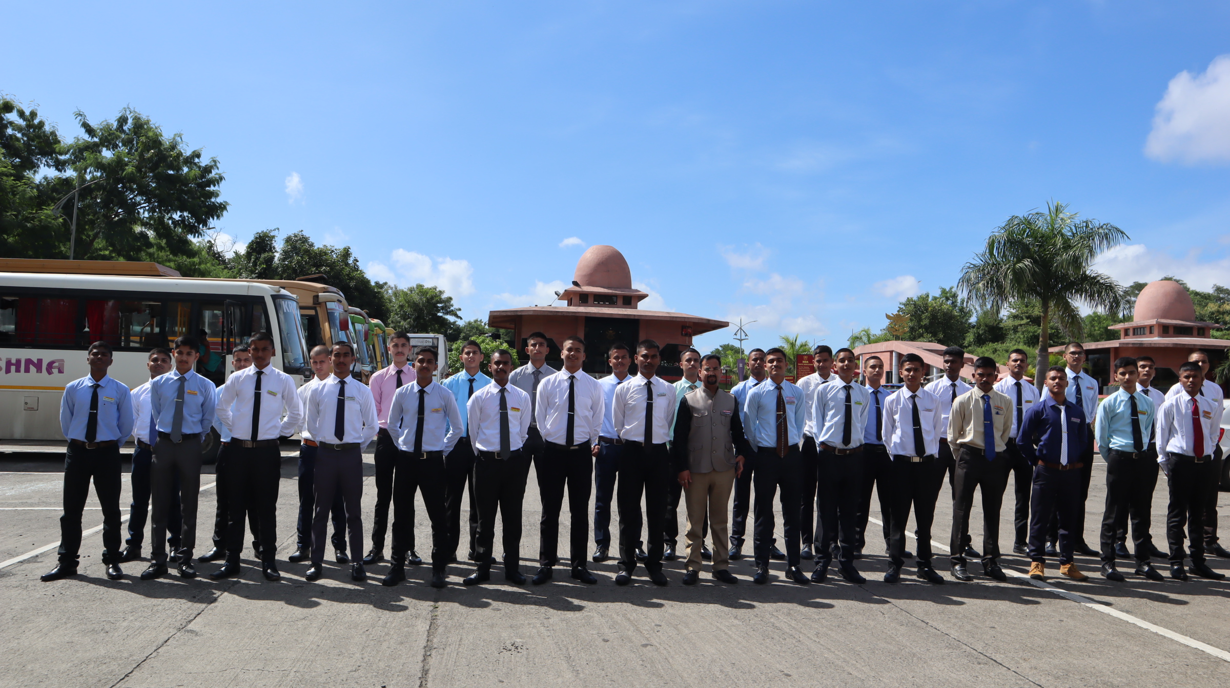 DDCP Coast Guard aspirants during physical training and personality development session in Dehradun